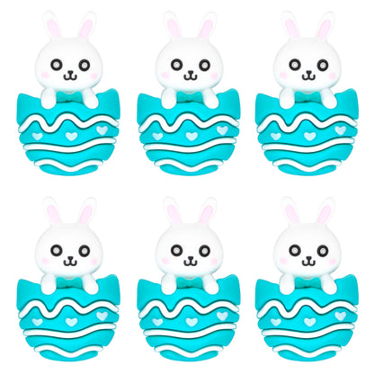 3D Rabbit in Egg Easter Focal