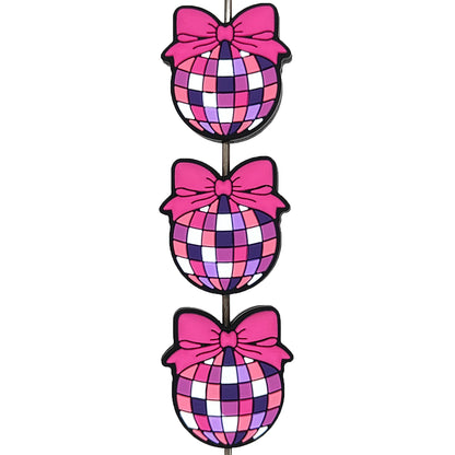 Disco Ball With Bow Focal