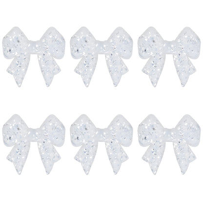 3D Shiny Flake Bowknot Focal