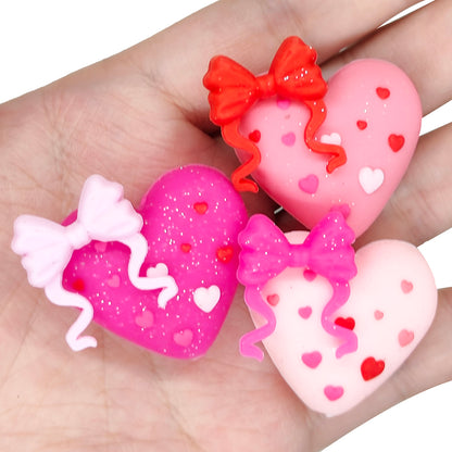 New 3D Heart Bow Focal