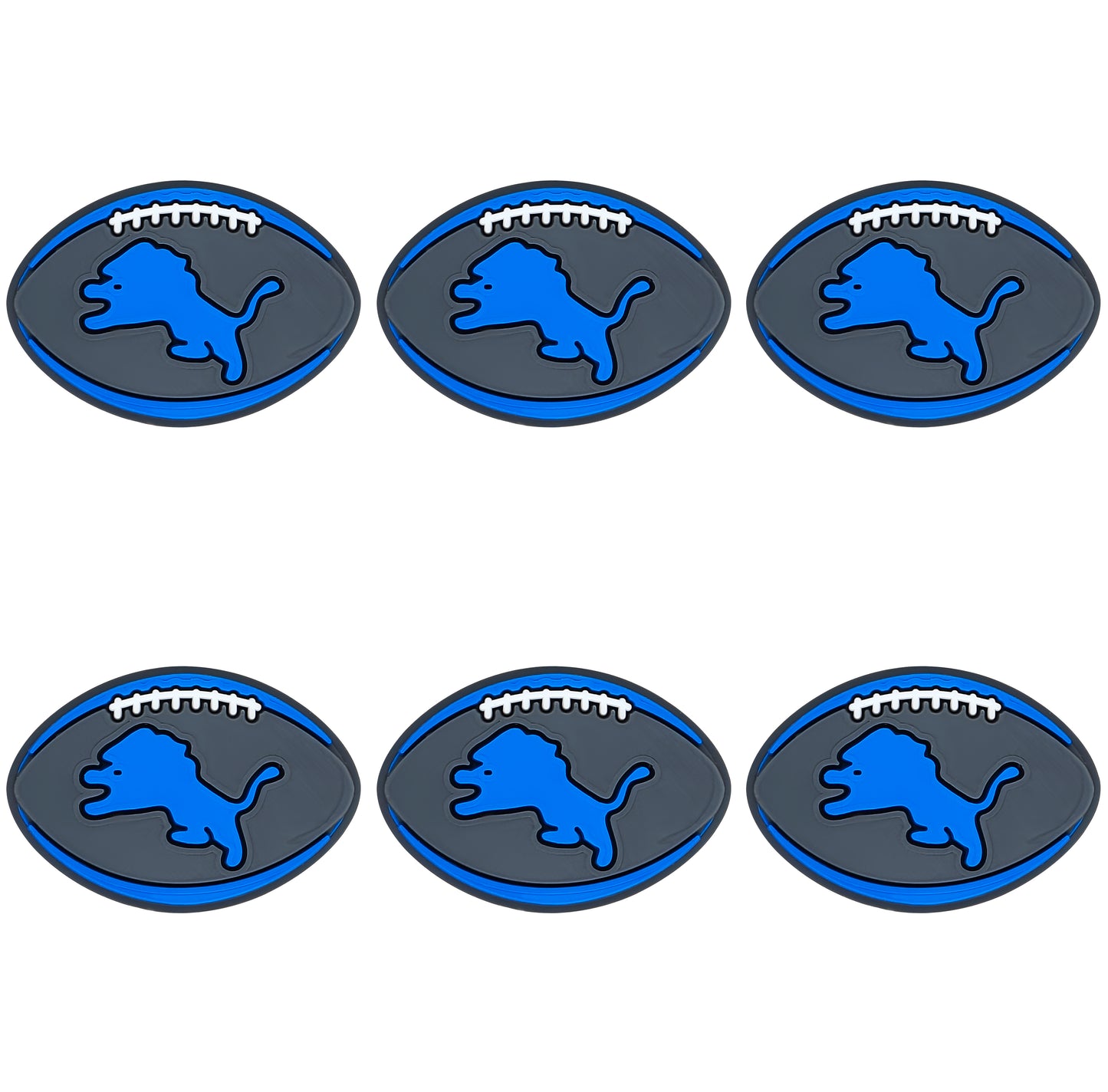 Football Team Focal Silicone Beads