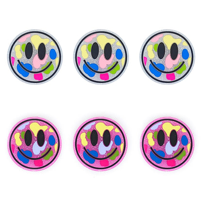 Colorful Cow Smiley Focal