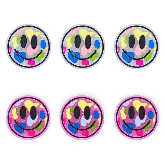Colorful Cow Smiley Focal