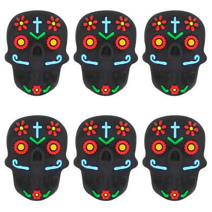 3D Colored Skull Focal