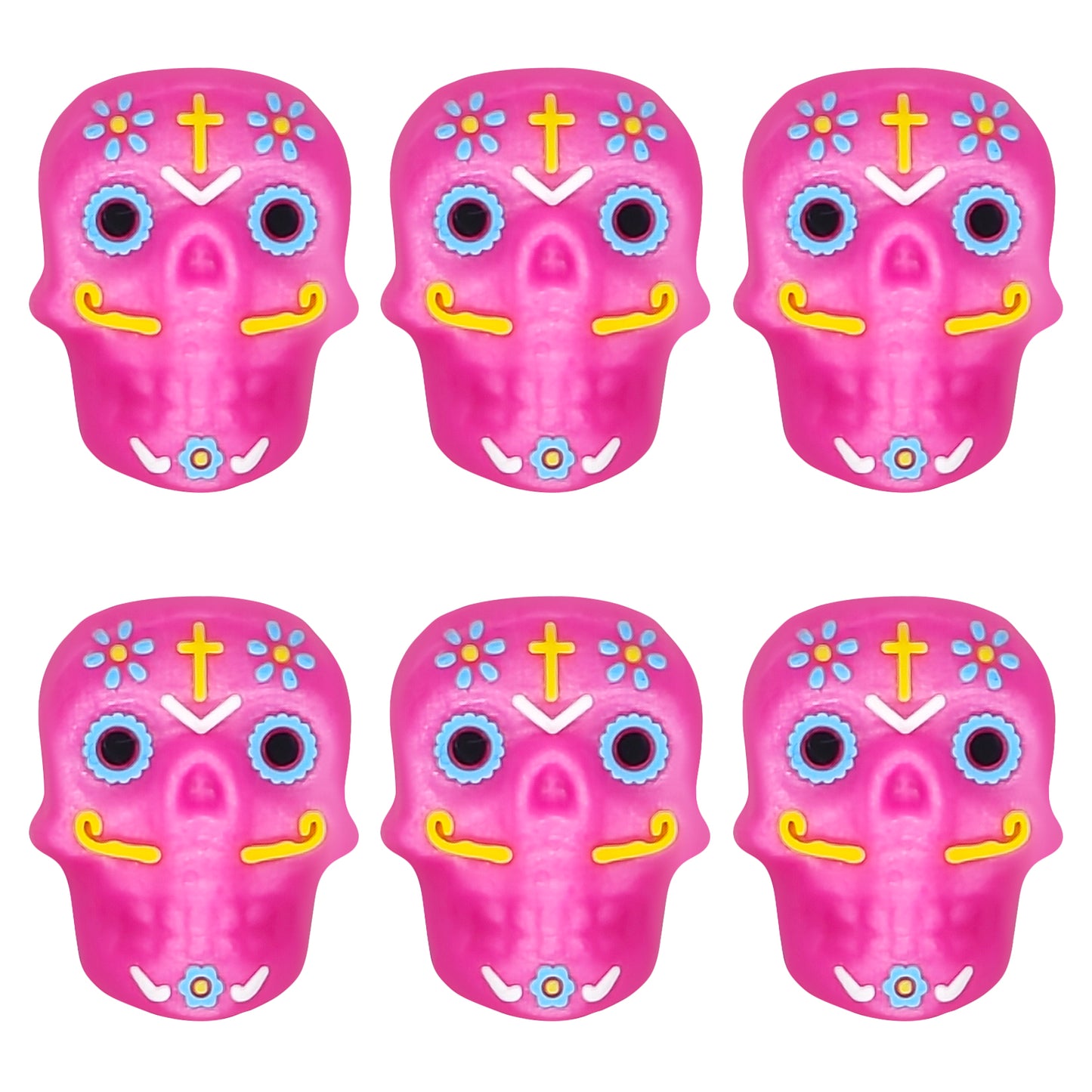3D Colored Skull Focal