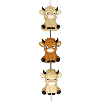 3D Highland Cow Focal