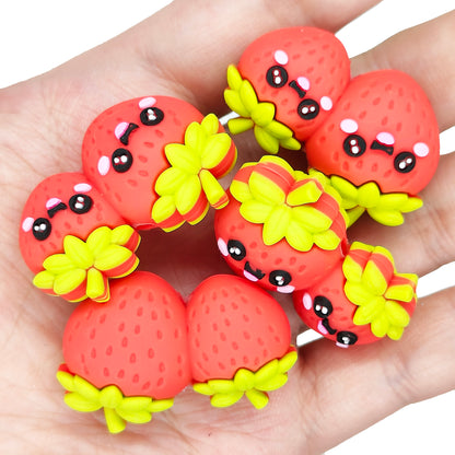 3D Strawberry Focal