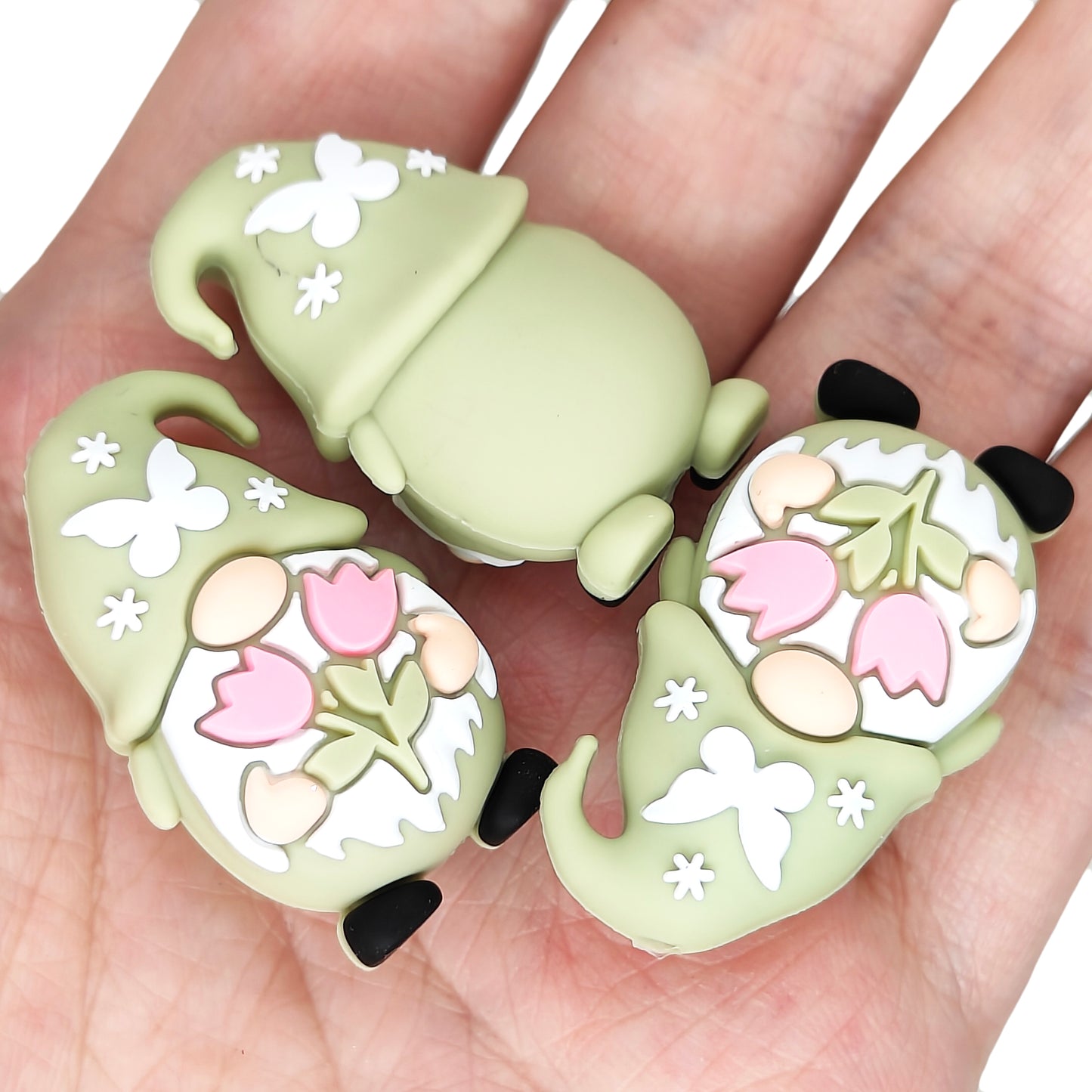 3D Spring Gnome Tulip Focal