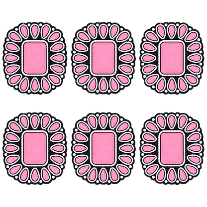 Western Gemstone Mixed Color Focal