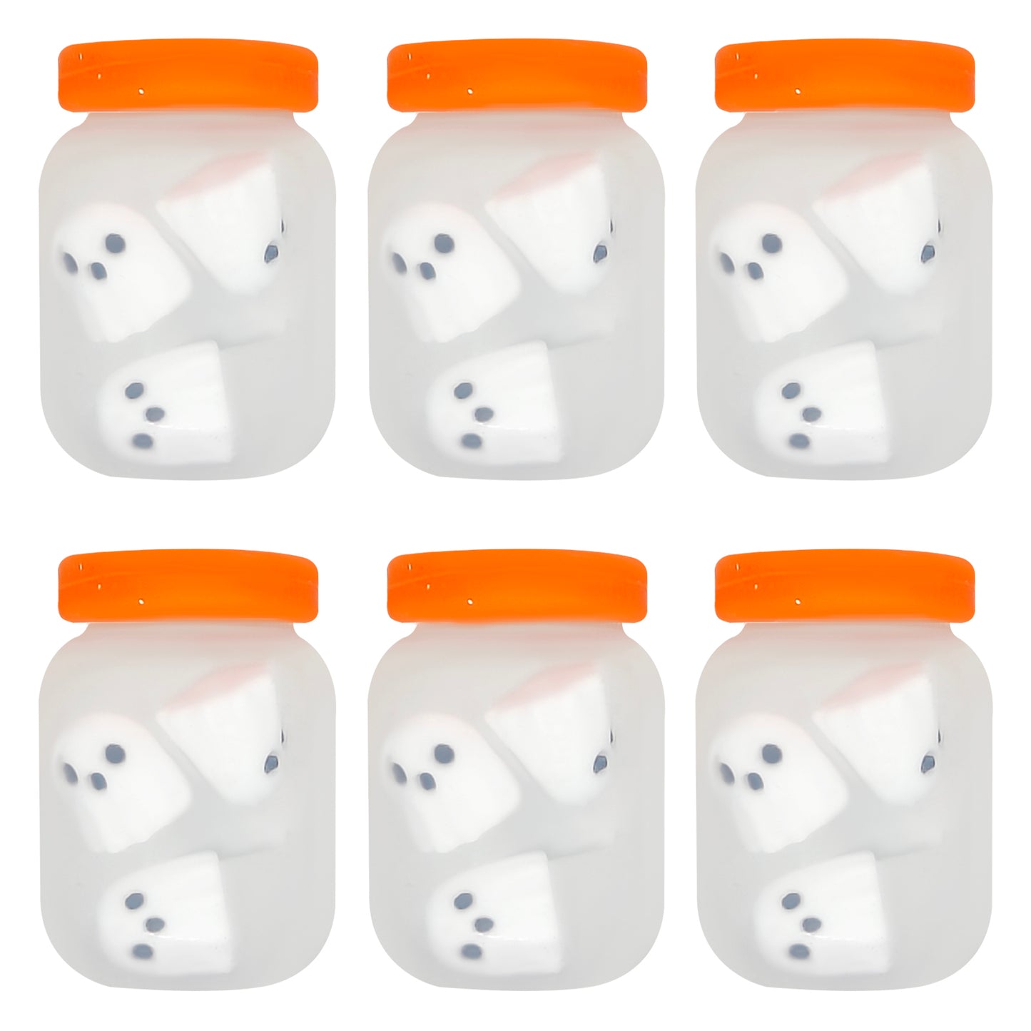 3D Ghost in Jar Halloween Focal