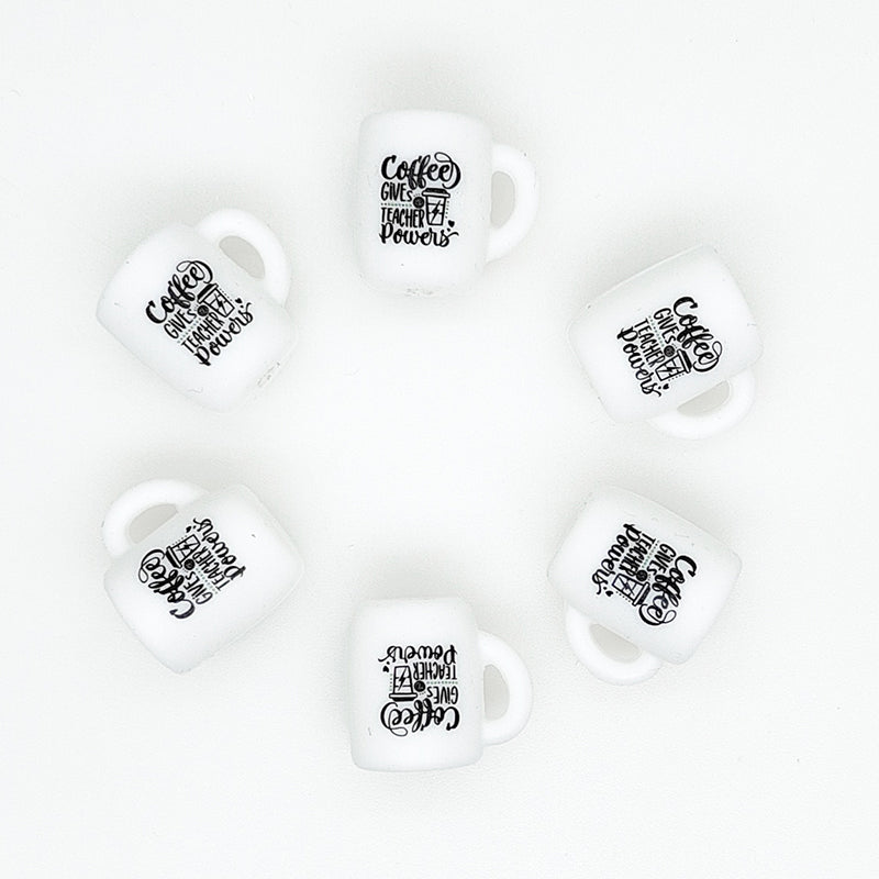 Coffee Gives Teacher Power Coffee Mug Focal