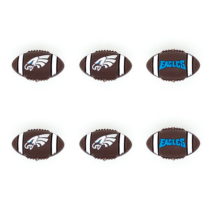 Football Team Focal Silicone Beads