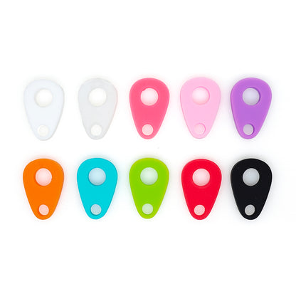 10Pcs/Lot Silicone Straw Charm Holder,Tumbler Charm Accessories,Straw Adaptor