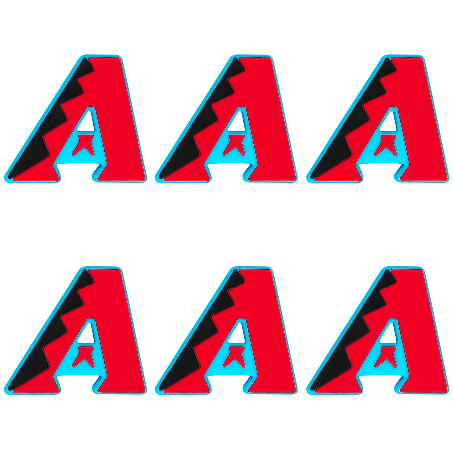 Baseball Team Focal Silicone Beads