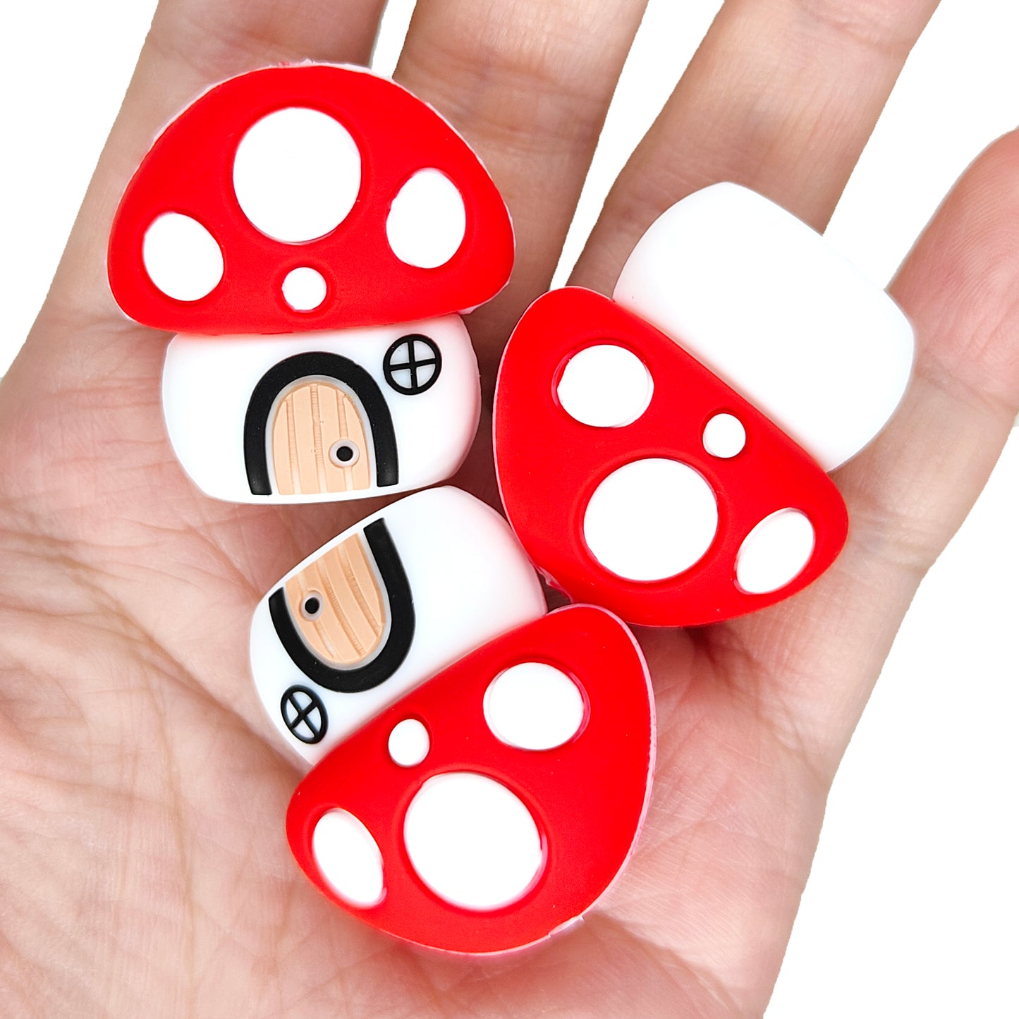 3D Mushroom House Focal