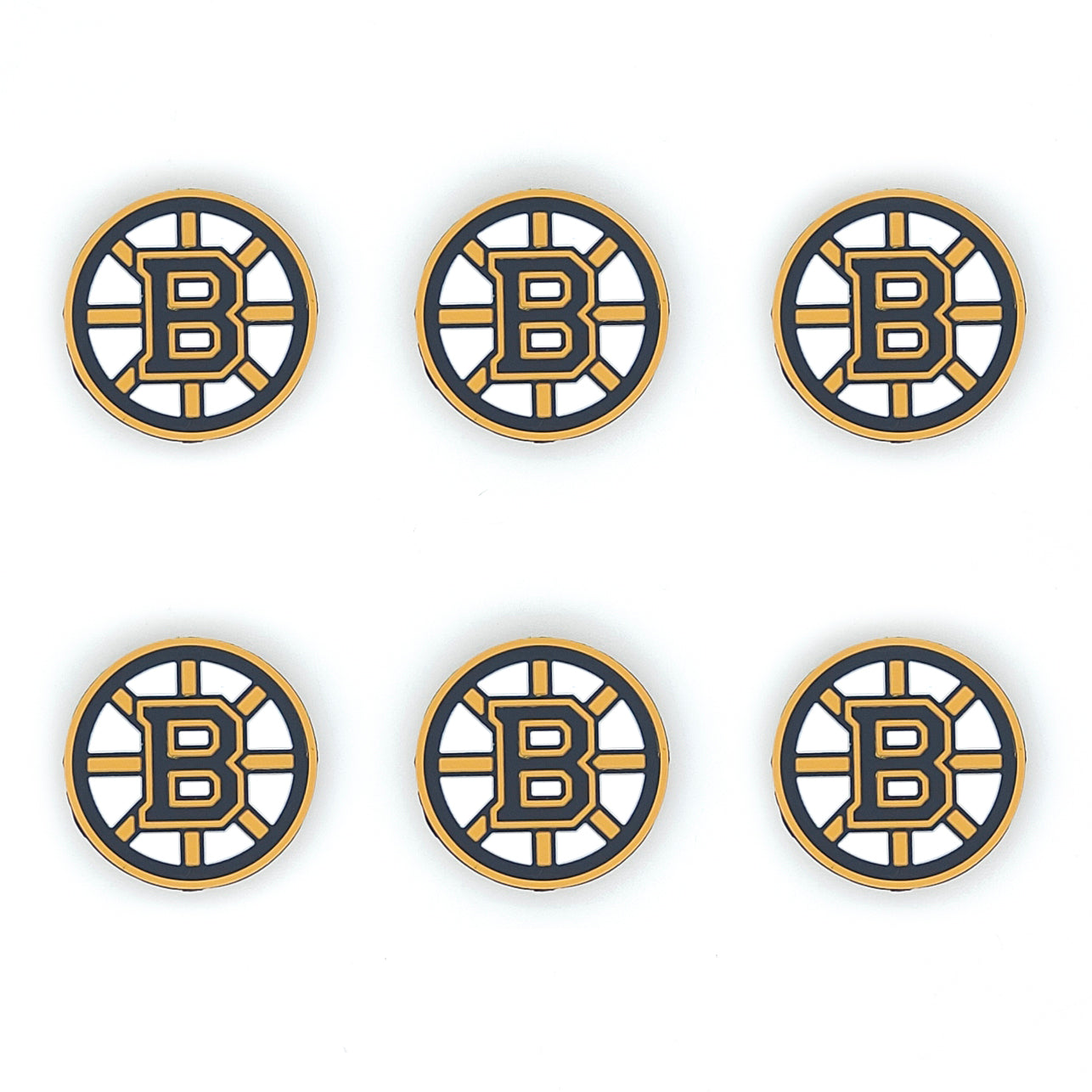 Ice Hockey Team Focal Silicone Beads