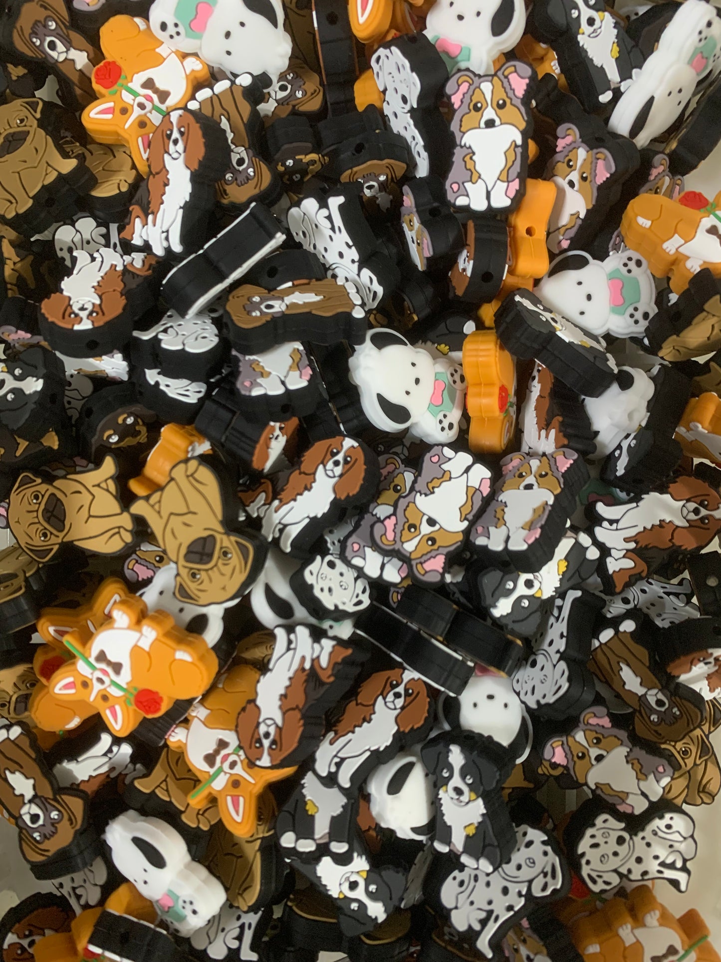 10Pcs Different Dog Breed Focal Bags