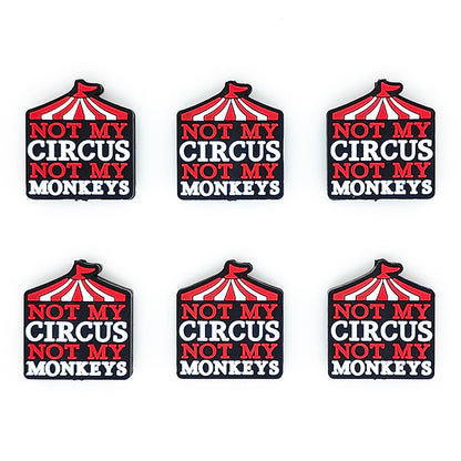Not My Circus Not My Monkeys Focal Beads