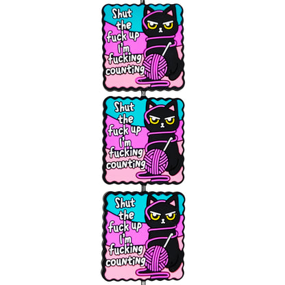 I’m Counting Cat Yarn Ball Focal