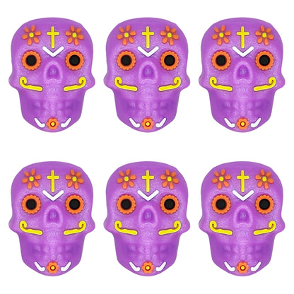 3D Colored Skull Focal