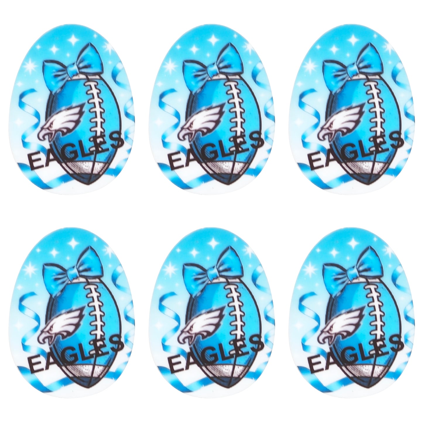 New Silicone Football Team Focal Beads