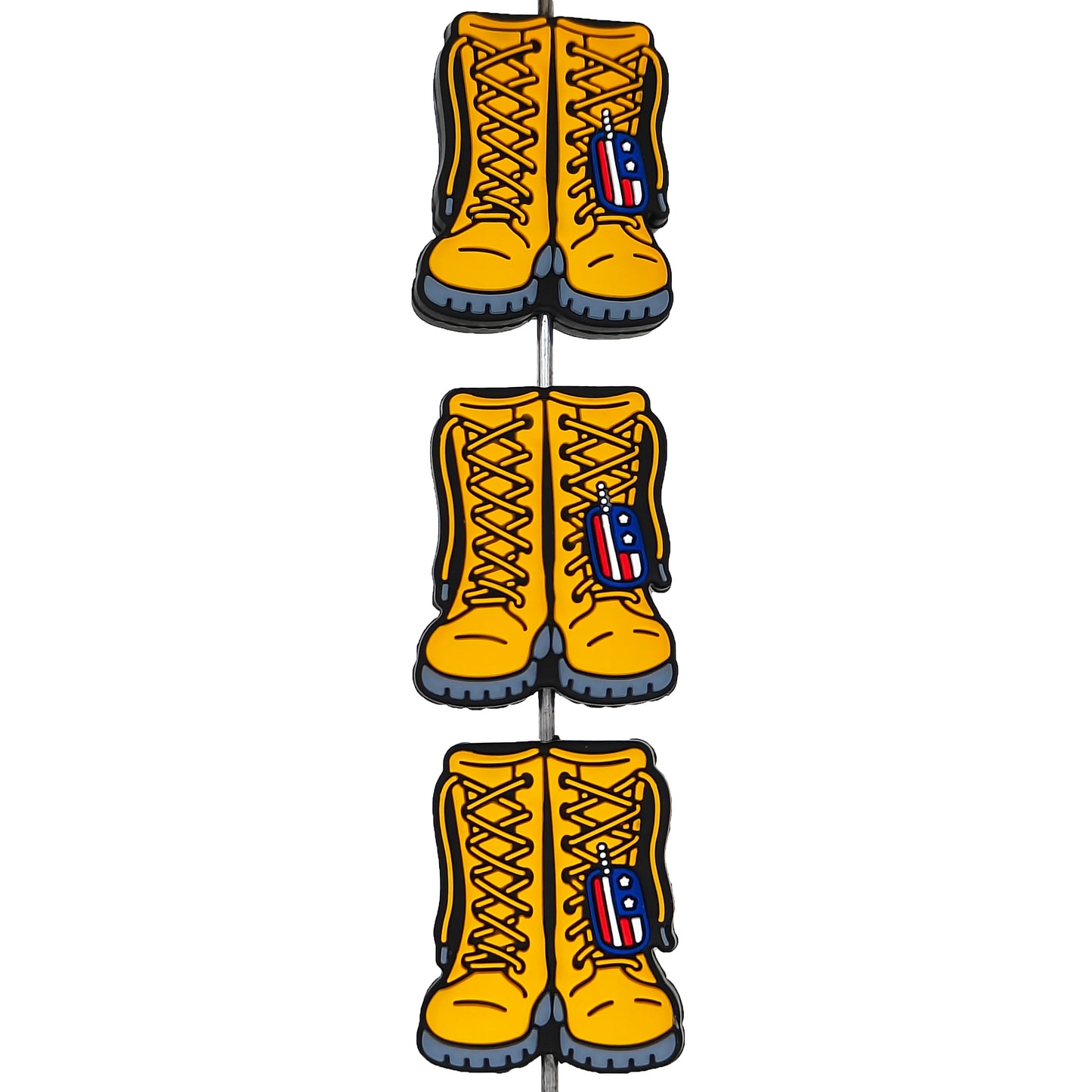 Combat Boots Patriotic Focal