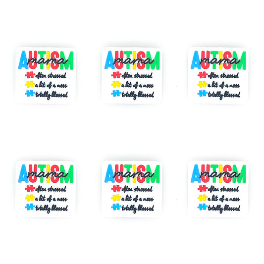 Autism Silicone Focal Bead