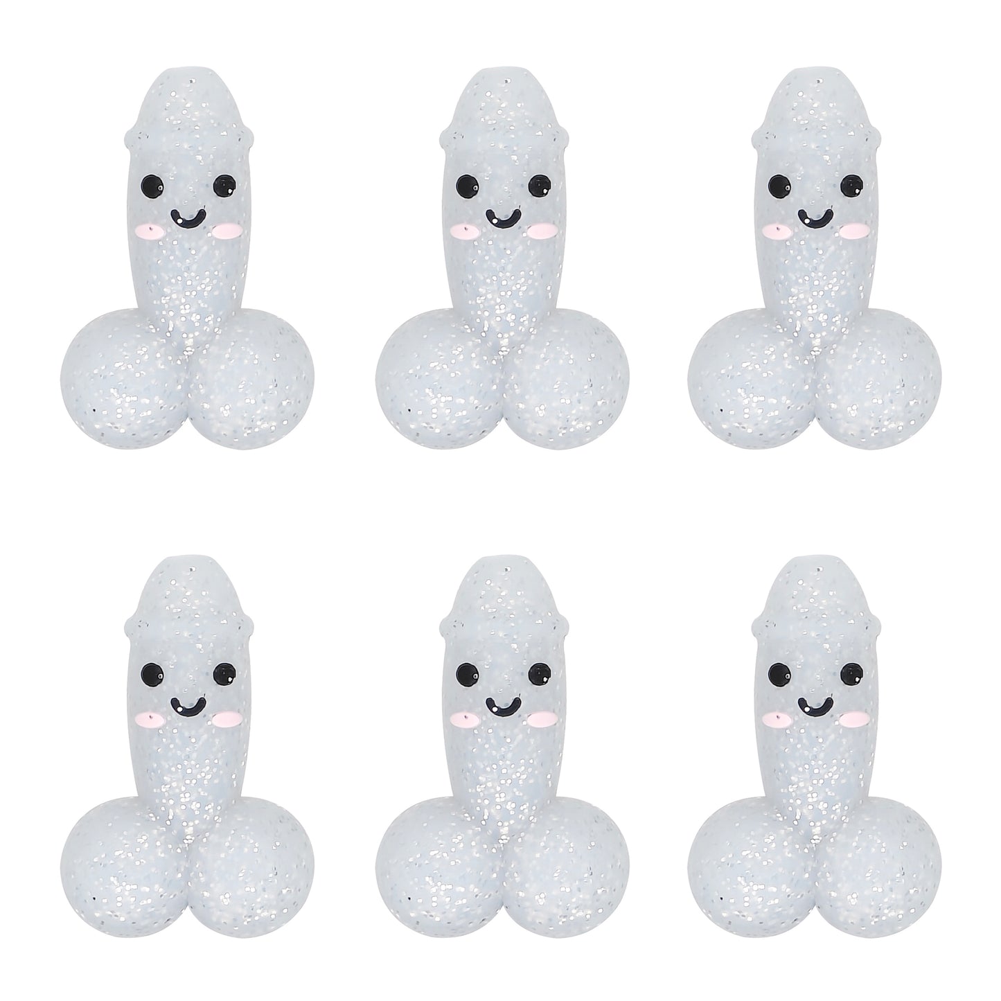 3D Naughty Glitter Focal