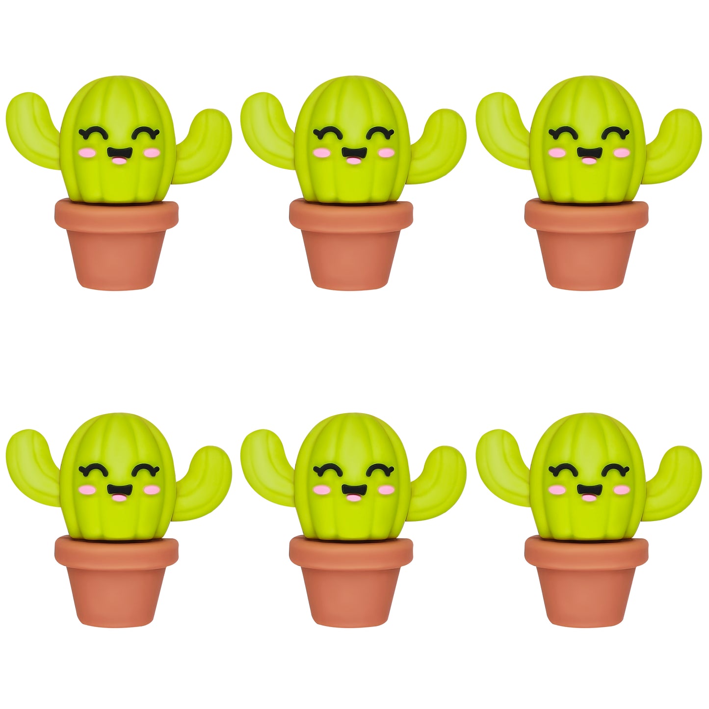 3D Potted Cactus Focal