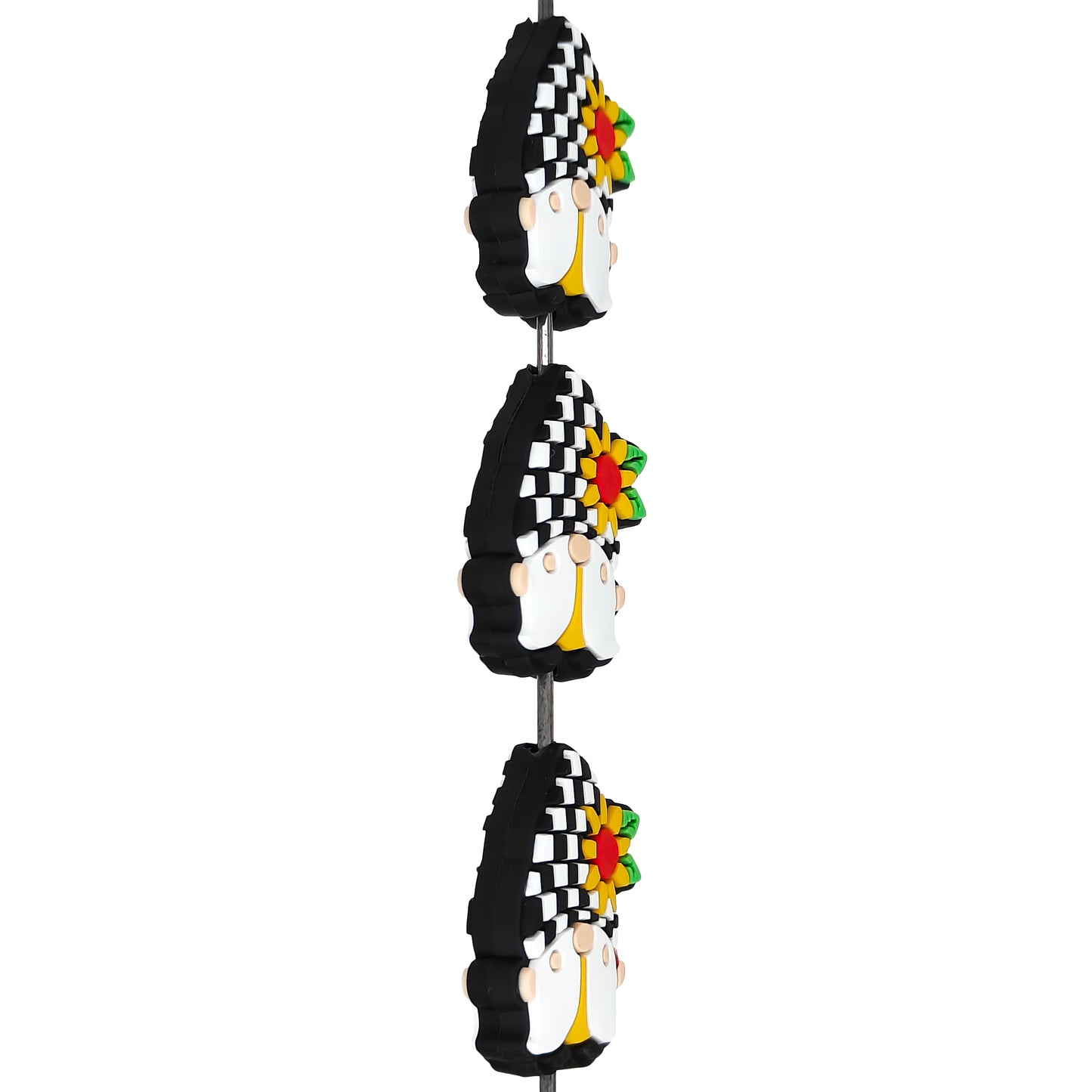 Sunflower Plaid Gnome Focal