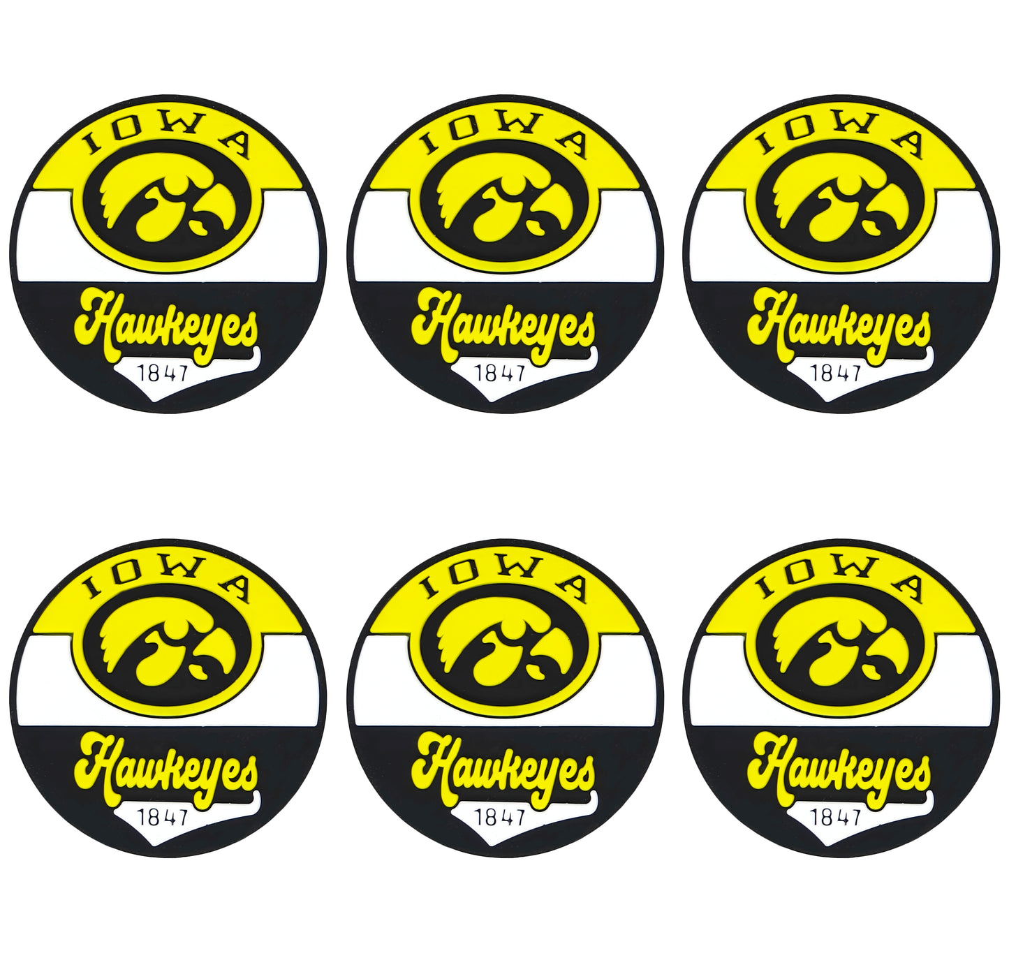 Football Team Focal Silicone Beads