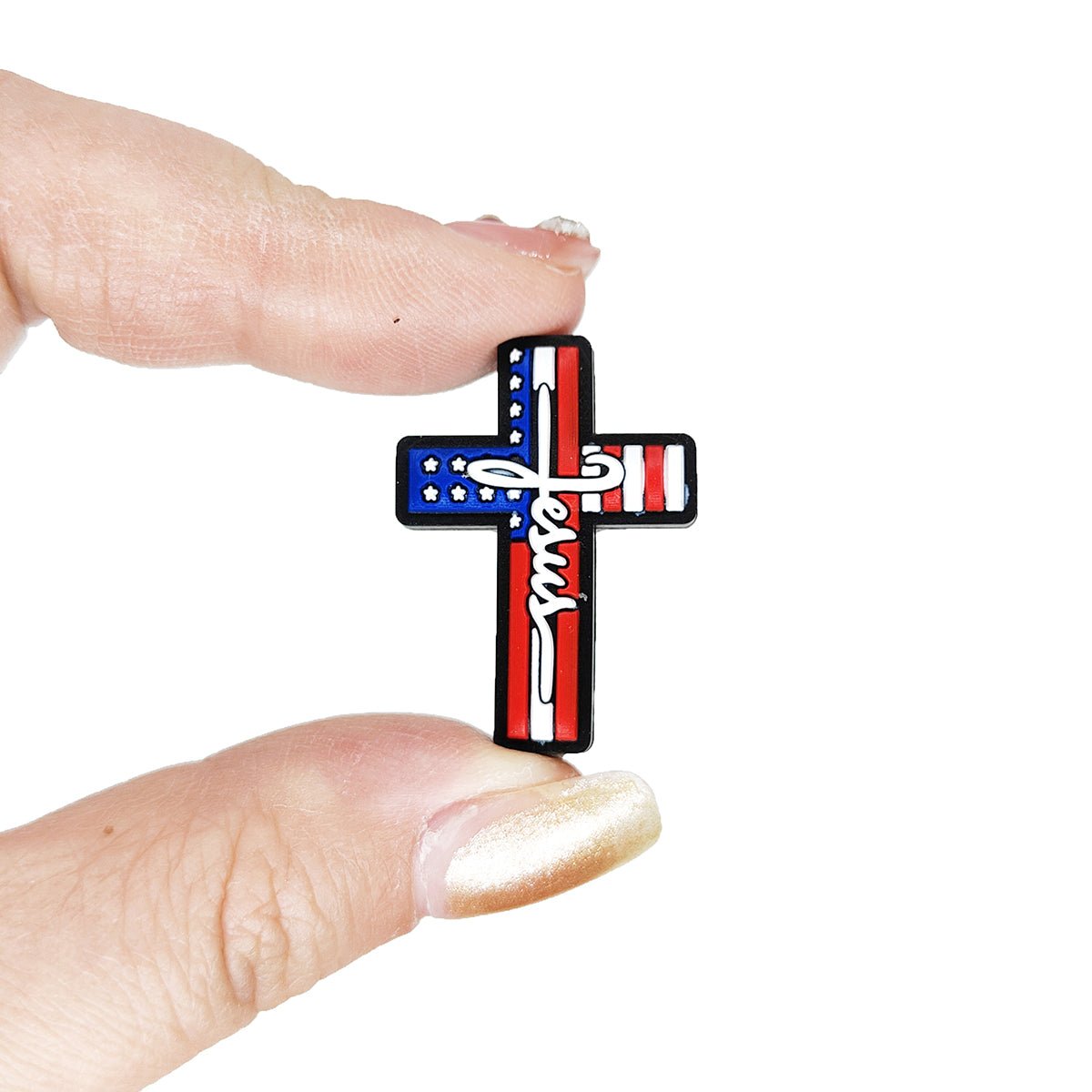 Patriotic Cross Focal