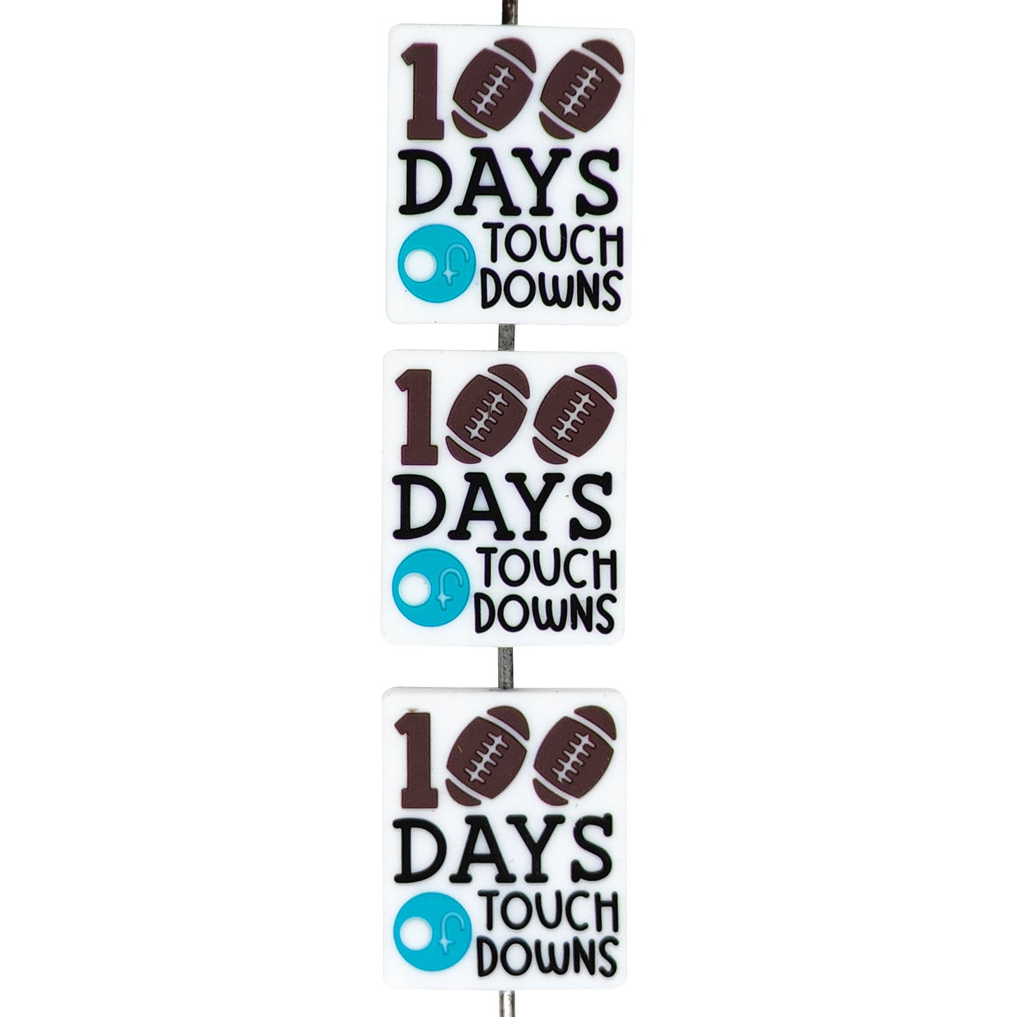 100 Days of Touch Downs Football Focal