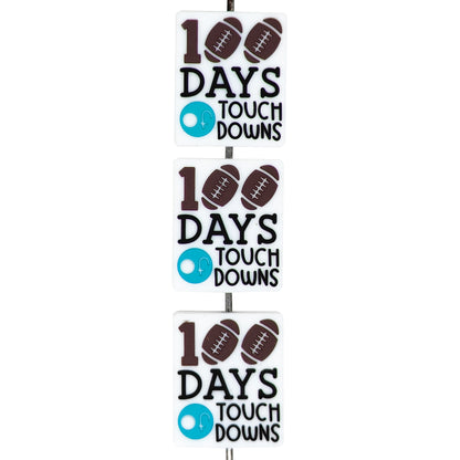 100 Days of Touch Downs Football Focal