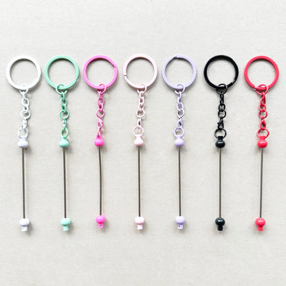 Beadable Keychain for Jewelry Making,Beadable Keyring Bar Blank