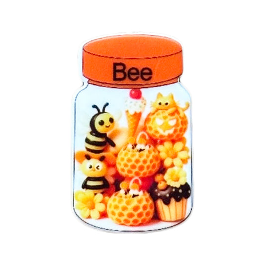 Bee Bottle Print Focal