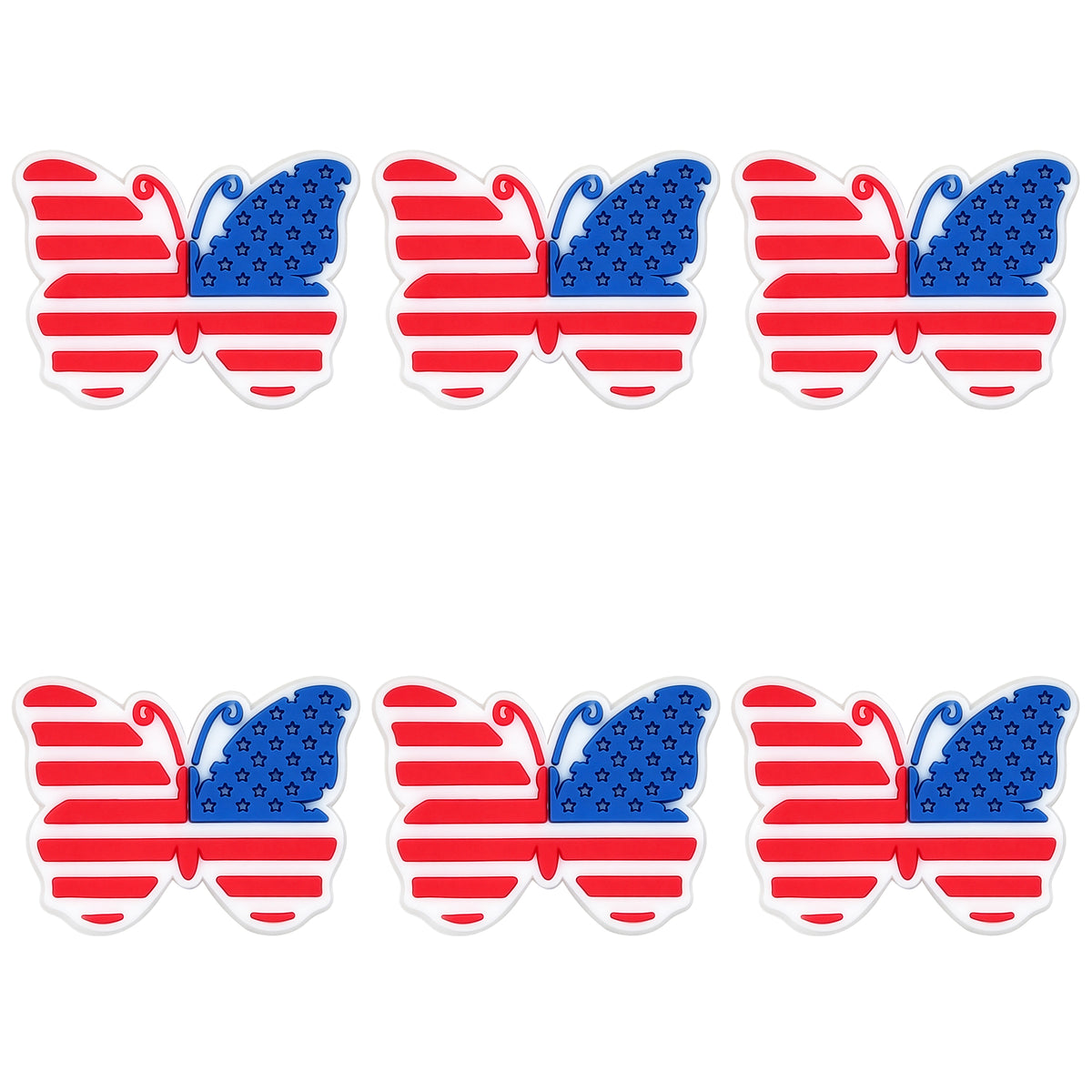 Butterfly American Flag Focal