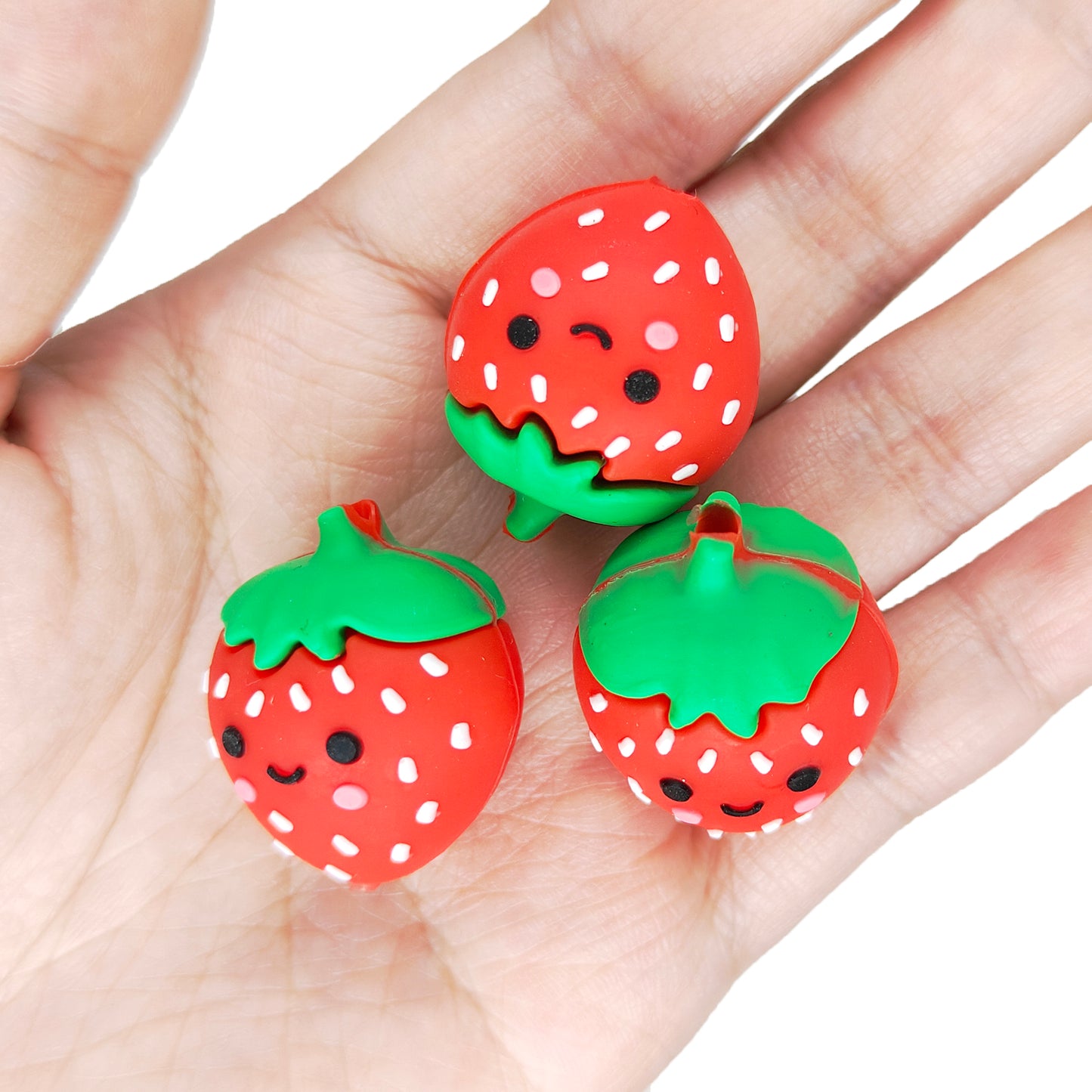 Cute 3D Strawberry Focal