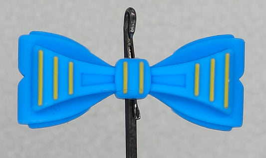 3D Blue Bow Tie Focal