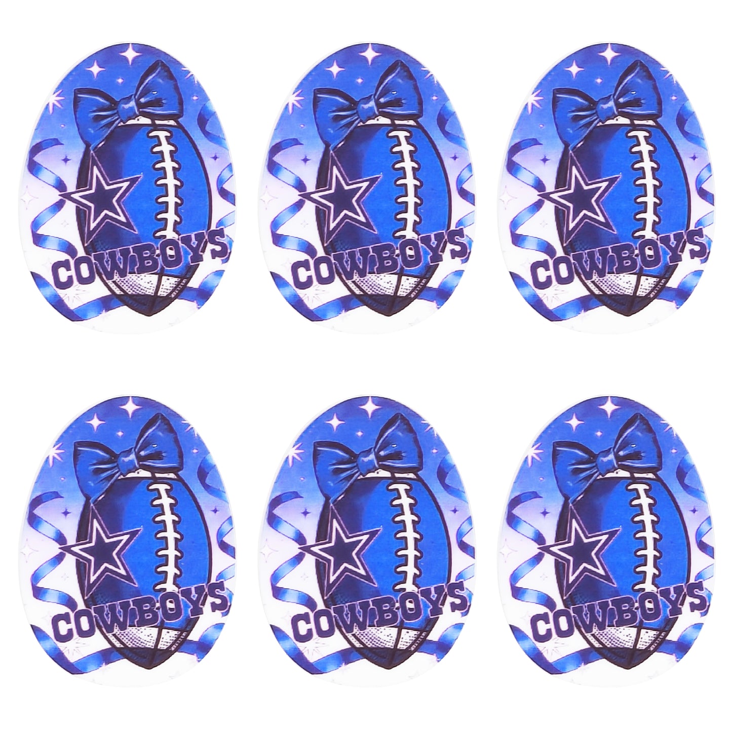 New Silicone Football Team Focal Beads