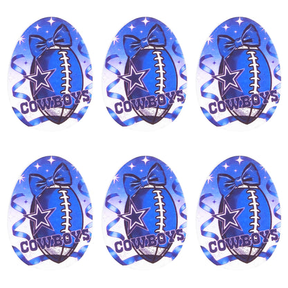 New Silicone Football Team Focal Beads