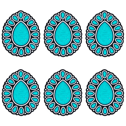 Water Drop Gemstone Mix Color Focal