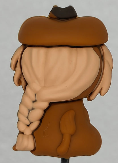 3D Highland Cow Girl Western Focal