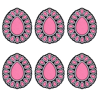 Water Drop Gemstone Mix Color Focal