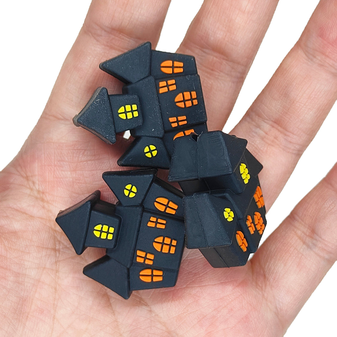 3D Haunted House Halloween Focal