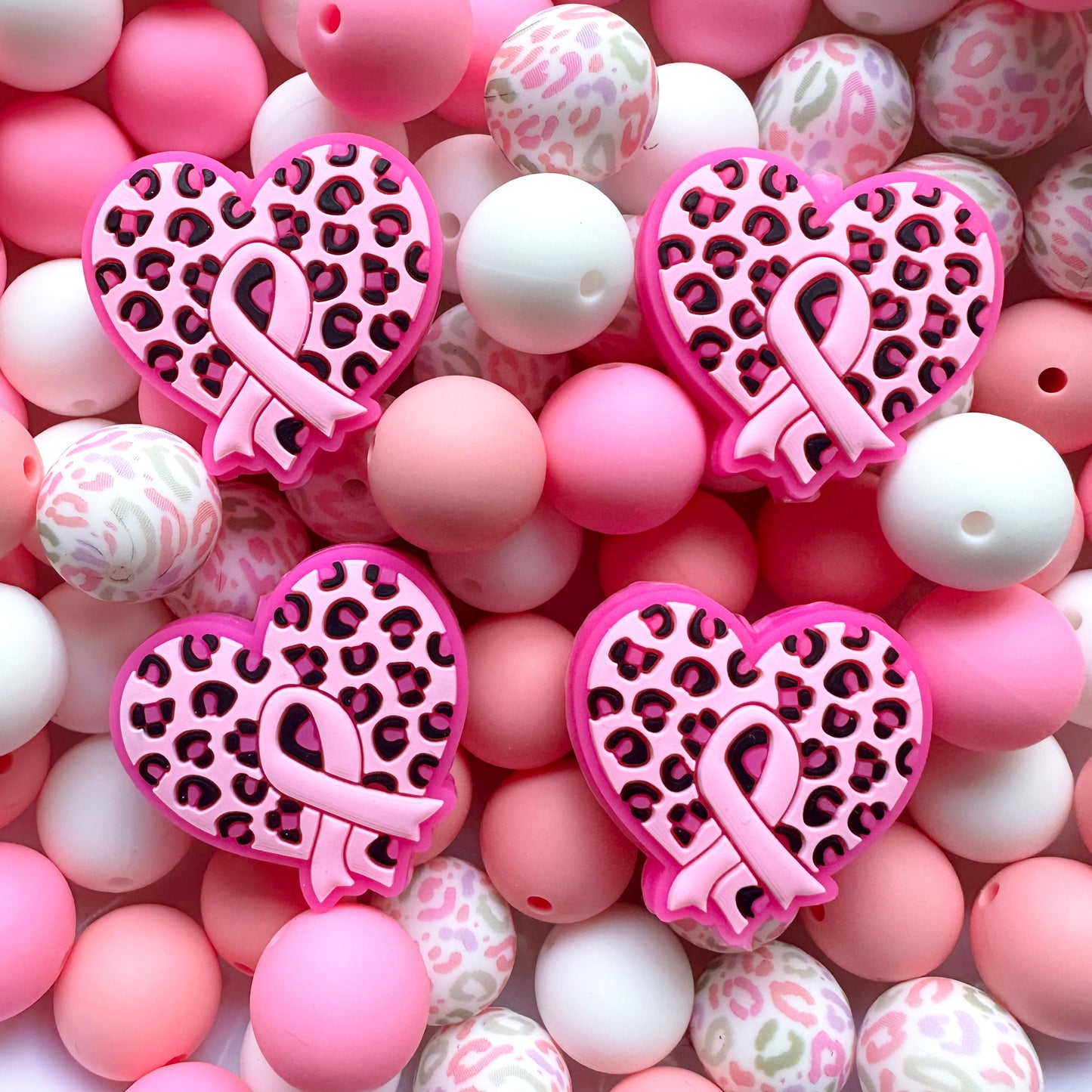 Mix Breast Cancer Awareness Assorted Beads