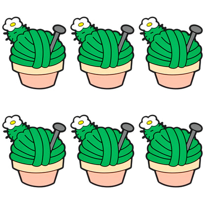 Cactus Potted Yarn Ball Focal