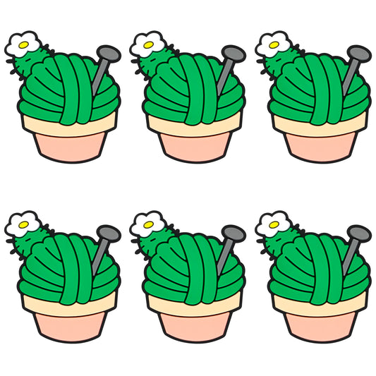 Cactus Potted Yarn Ball Focal