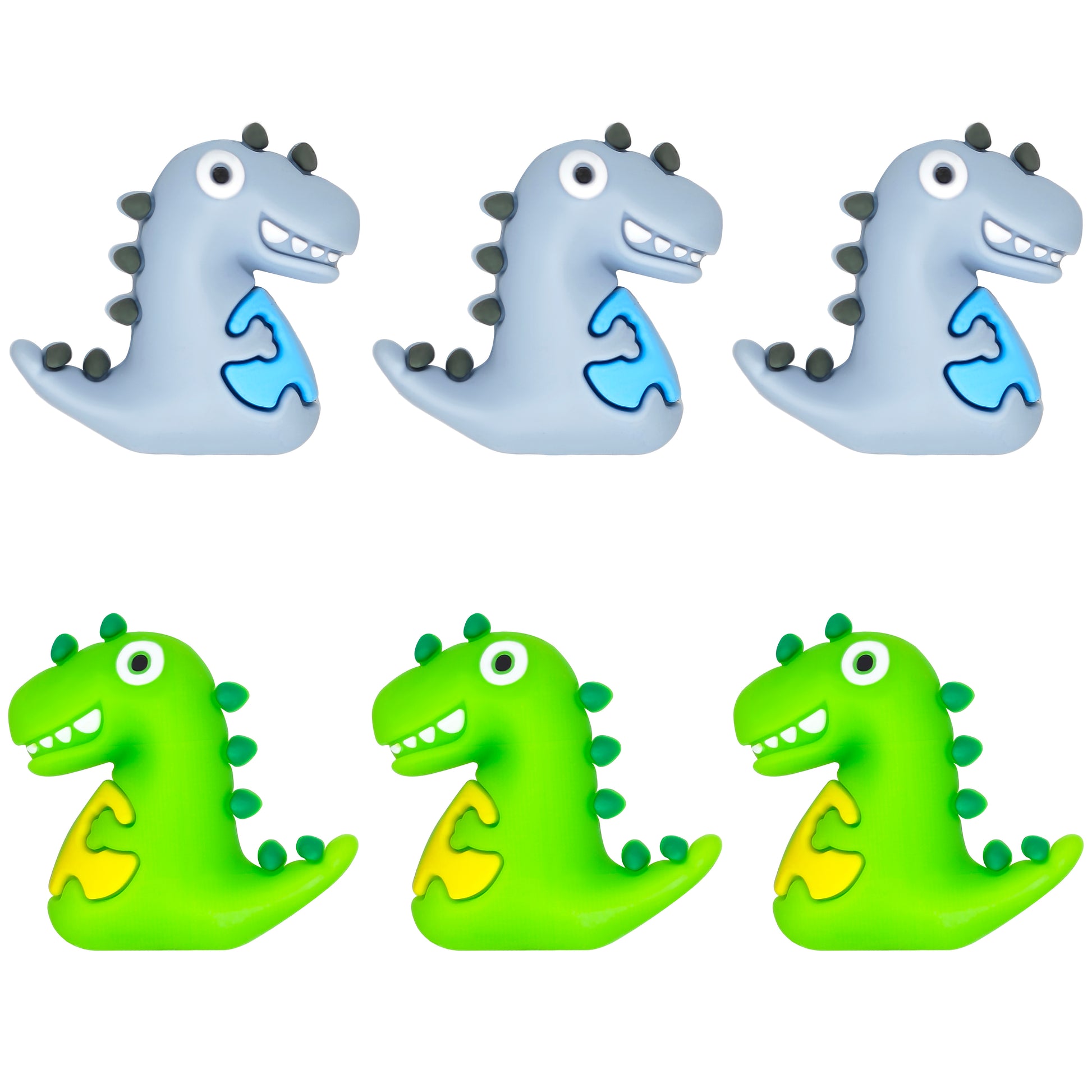 Cartoon 3D Dinosaur Focal Beads