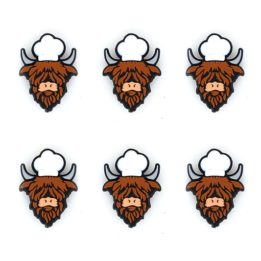 Chef Highland Cow Head